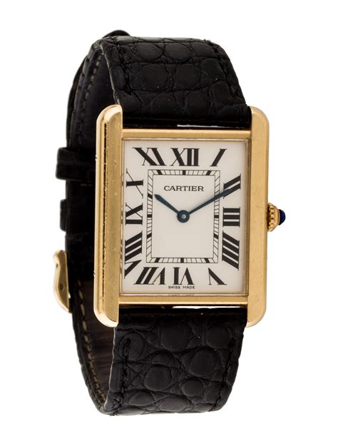 cinturino cartier tank solo|cartier tank solo price.